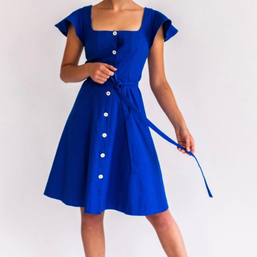 LINEN DRESS